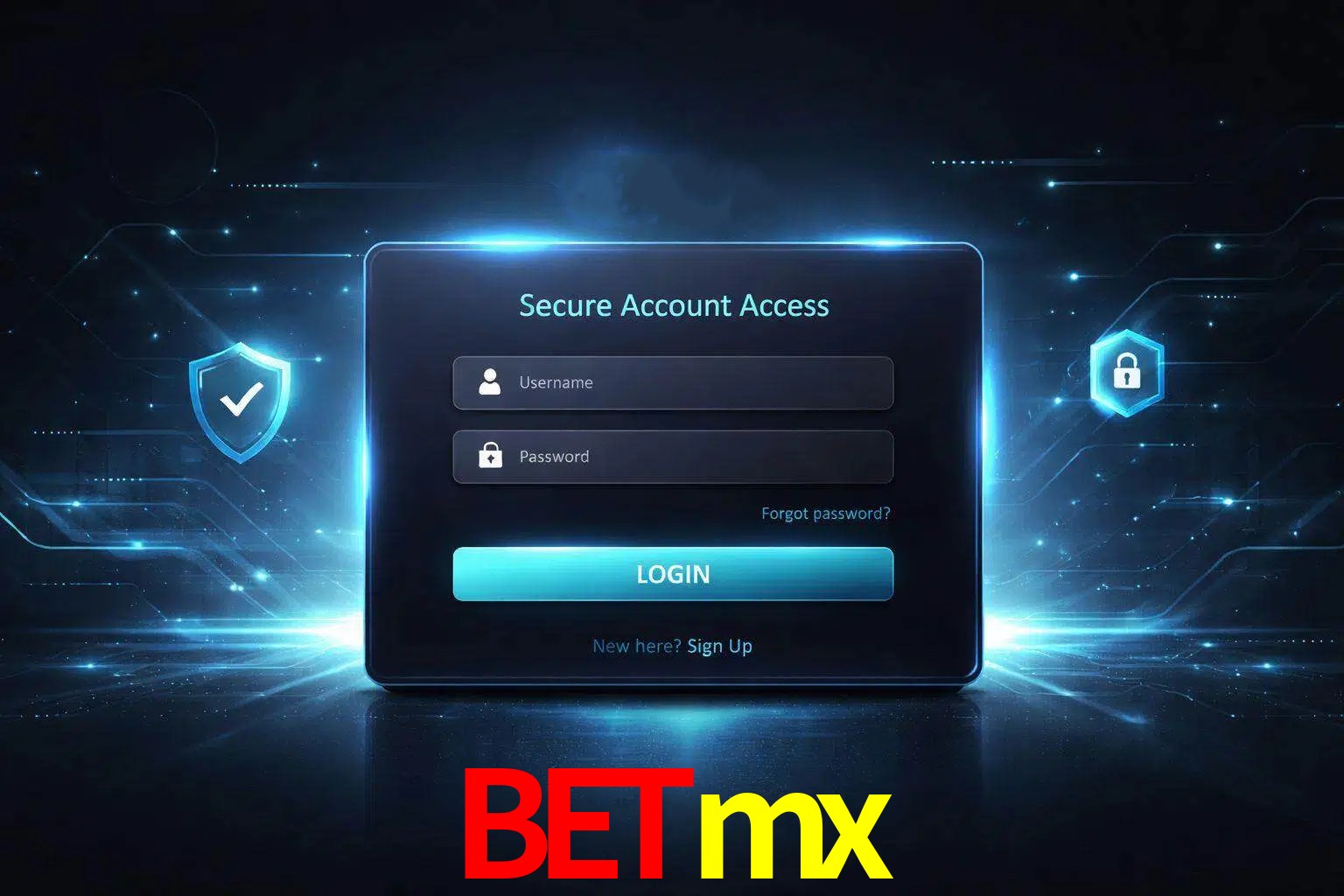 Pantalla de inicio de sesión de cuenta Betmx para usuarios en México